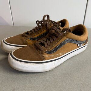 Vans Old Skool Shoe - Mens Size 8.5 - Brown